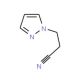 3-(1H-pyrazol-1-yl)propanenitrile (CAS 88393-88-8) - chemical structure image
