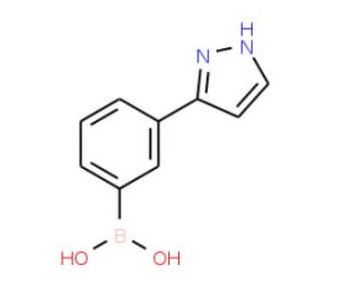 [3-(1H-pyrazol-3-yl)phenyl]boronic acid - chemical structure image