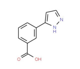 3-(1H-Pyrazol-3-yl)benzoic acid (CAS 850375-11-0) - chemical structure image