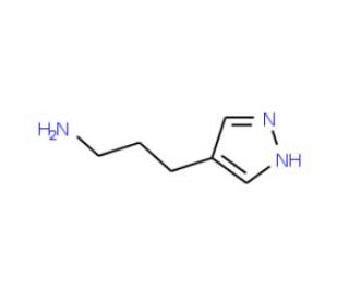 3-(1H-Pyrazol-4-yl)-propylamine (CAS 21056-78-0) - chemical structure image