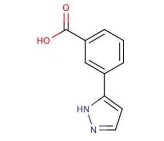 3-(1H-Pyrazol-5-yl)benzoic acid (CAS 850375-11-0) - chemical structure image