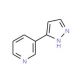 3-(1H-pyrazol-5-yl)pyridine - chemical structure image