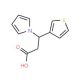 3-(1H-Pyrrol-1-yl)-3-(3-thienyl)propanoic acid - chemical structure image