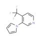 3-(1H-Pyrrol-1-yl)-4-(trifluoromethyl)pyridine - chemical structure image