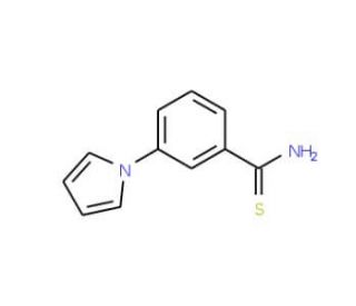3-(1H-Pyrrol-1-yl)benzenecarbothioamide (CAS 175276-79-6) - chemical structure image