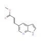 3-(1H-Pyrrolo[2,3-b]pyridin-5-yl)-acrylic acidmethyl ester (CAS 945029-05-0) - chemical structure image