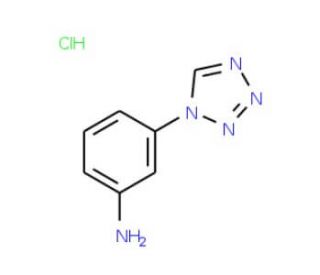 3-(1H-tetrazol-1-yl)aniline hydrochloride (CAS 14213-12-8) - chemical structure image