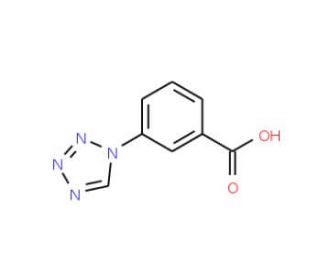 3-(1H-Tetrazol-1-yl)benzoic acid - chemical structure image