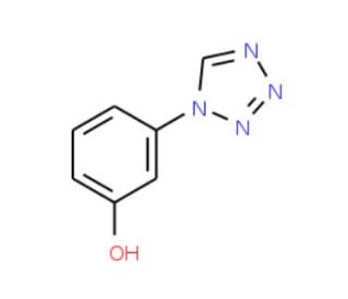 3-(1H-tetrazol-1-yl)phenol - chemical structure image