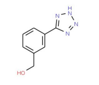 3-(1H-Tetrazol-5-yl)benzyl alcohol (CAS 179057-20-6) - chemical structure image
