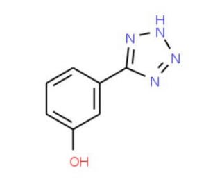 3-(1H-Tetrazol-5-yl)phenol (CAS 96859-34-6) - chemical structure image