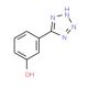 3-(1H-Tetrazol-5-yl)phenol (CAS 96859-34-6) - chemical structure image