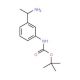 3-(1′-Aminoethyl)-1-N-Boc-aniline (CAS 886362-19-2) - chemical structure image