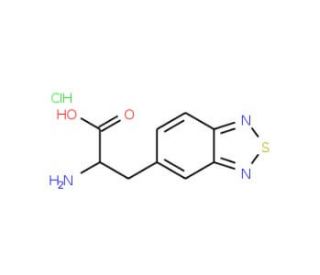 3-(2,1,3-Benzothiadiazol-5-yl)alanine hydrochloride - chemical structure image