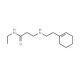 3-{[2-(1-Cyclohexen-1-yl)ethyl]amino}-N-ethylpropanamide - chemical structure image