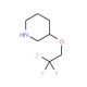 3-(2,2,2-trifluoroethoxy)piperidine - chemical structure image