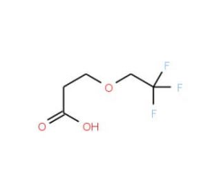3-(2,2,2-trifluoroethoxy)propanoic acid (CAS 1016854-20-8) - chemical structure image
