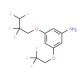 3-(2,2,3,3-Tetrafluoropropoxy)-5-(2,2,2-trifluoroethoxy)aniline - chemical structure image