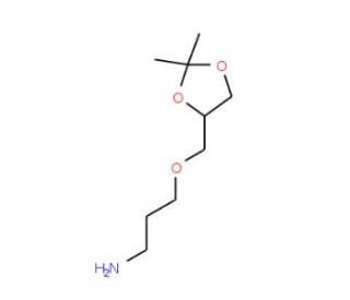 3-(2,2-Dimethyl-[1,3]dioxolan-4-ylmethoxy)-propylamine - chemical structure image
