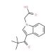 [3-(2,2-Dimethyl-propionyl)-indol-1-yl]-aceticacid - chemical structure image