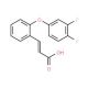3-[2-(3,4-Difluorophenoxy)phenyl]acrylic acid - chemical structure image