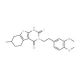 3-[2-(3,4-Dimethoxy-phenyl)-ethyl]-2-mercapto-7-methyl-5,6,7,8-tetrahydro-3H-benzo[4,5]thieno[2,3-d]pyrimidin-4-one - chemica