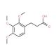 3-(2,3,4-trimethoxyphenyl)propanoic acid (CAS 33130-04-0) - chemical structure image