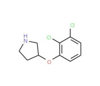 3-(2,3-Dichlorophenoxy)pyrrolidine - chemical structure image