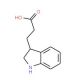 3-[2,3-Dihydro-1-(1H)-indole]propanoic acid - chemical structure image