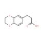 3-(2,3-dihydro-1,4-benzodioxin-6-yl)propanoic acid (CAS 14939-92-5) - chemical structure image