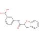 3-(2,3-dihydro-1-benzofuran-2-amido)benzoic acid - chemical structure image