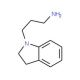 3-(2,3-dihydro-1H-indol-1-yl)propan-1-amine (CAS 61123-70-4) - chemical structure image