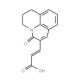3-(2,3-Dihydro-5-oxo-(1H,5H)-benzo[ij]-quinolizin-6-yl)-(2E)-propenoic acid (CAS 386715-44-2) - chemical structure image