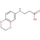 3-(2,3-Dihydro-benzo[1,4]dioxin-6-ylamino)-propionic acid (CAS 436087-14-8) - chemical structure image