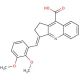 3-(2,3-Dimethoxy-benzylidene)-2,3-dihydro-1H-cyclopenta[b]quinoline-9-carboxylic acid - chemical structure image
