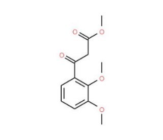 3-(2,3-Dimethoxy-phenyl)-3-oxo-propionic acid methyl ester (CAS 300840-18-0) - chemical structure image