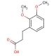 3-(2,3-Dimethoxyphenyl)propionic acid (CAS 10538-48-4) - chemical structure image