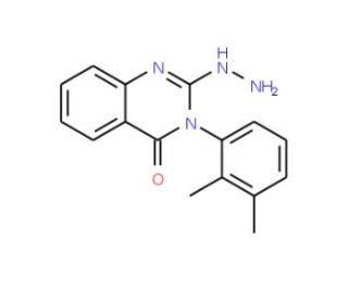 3-(2,3-dimethylphenyl)-2-hydrazinoquinazolin-4(3H)-one (CAS 84772-16-7) - chemical structure image