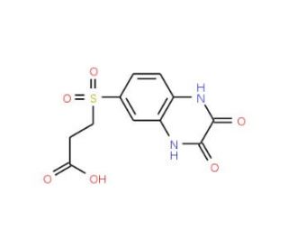 3-(2,3-Dioxo-1,2,3,4-tetrahydro-quinoxaline-6-sulfonyl)-propionic acid (CAS 436096-98-9) - chemical structure image