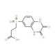 3-(2,3-Dioxo-1,2,3,4-tetrahydro-quinoxaline-6-sulfonyl)-propionic acid (CAS 436096-98-9) - chemical structure image
