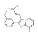 3-[2-(3-Methoxy-phenyl)-8-methyl-imidazo[1,2-a]-pyridin-3-yl]-acrylic acid - chemical structure image