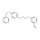 3-{2-[4-(Benzyloxy)phenoxy]-ethoxy}benzenecarbaldehyde - chemical structure image