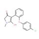 3-[2-(4-Chlorophenoxy)phenyl]-1,5-dihydro-4-hydroxy-1-methyl-2H-pyrrol-2-one (CAS 934996-78-8) - chemical structure image