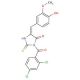 3-(2,4-Dichloro-benzoyl)-5-(4-hydroxy-3-methoxy-benzylidene)-2-thioxo-imidazolidin-4-one - chemical structure image