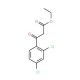 3-(2,4-Dichloro-phenyl)-3-oxo-propionic acid ethyl ester - chemical structure image