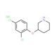 3-(2,4-Dichlorophenoxy)piperidine hydrochloride - chemical structure image