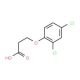 3-(2,4-dichlorophenoxy)propanoic acid - chemical structure image