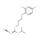 [3-(2,4-Dichlorophenoxy)propyl]isopropyl-cyanocarbonimidodithioate - chemical structure image