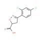 3-(2,4-dichlorophenyl)-4,5-dihydro-1,2-oxazole-5-carboxylic acid - chemical structure image