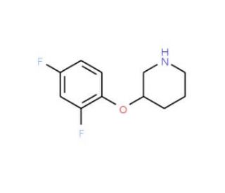3-(2,4-Difluorophenoxy)piperidine - chemical structure image